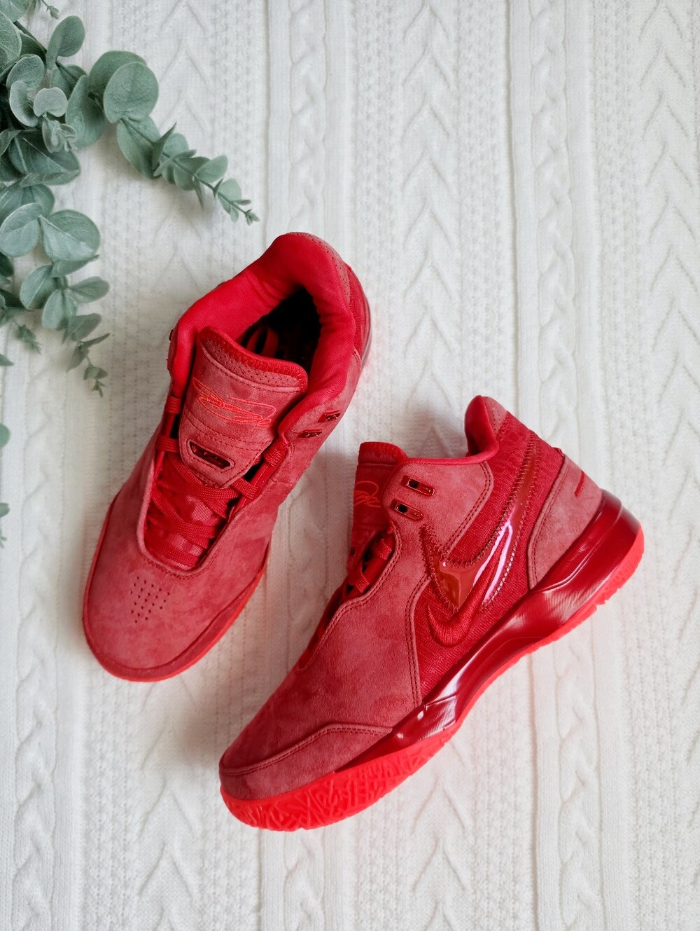 NIKE Zoom LeBron NXXT Gen AMPD James Gang Men's Sneakers Shoes Lace Up Red 9 NEW